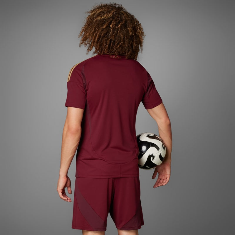 Camisa Roma Home 24/25 - Torcedor Adidas Masculino - Bordô
