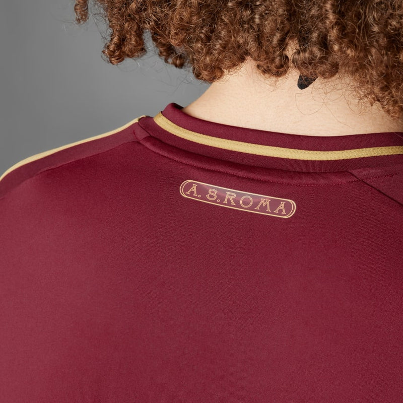 Camisa Roma Home 24/25 - Torcedor Adidas Masculino - Bordô