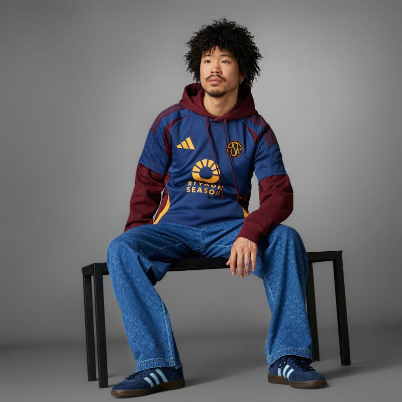 Camisa Roma Third 24/25 - Torcedor Adidas Masculino - Azul