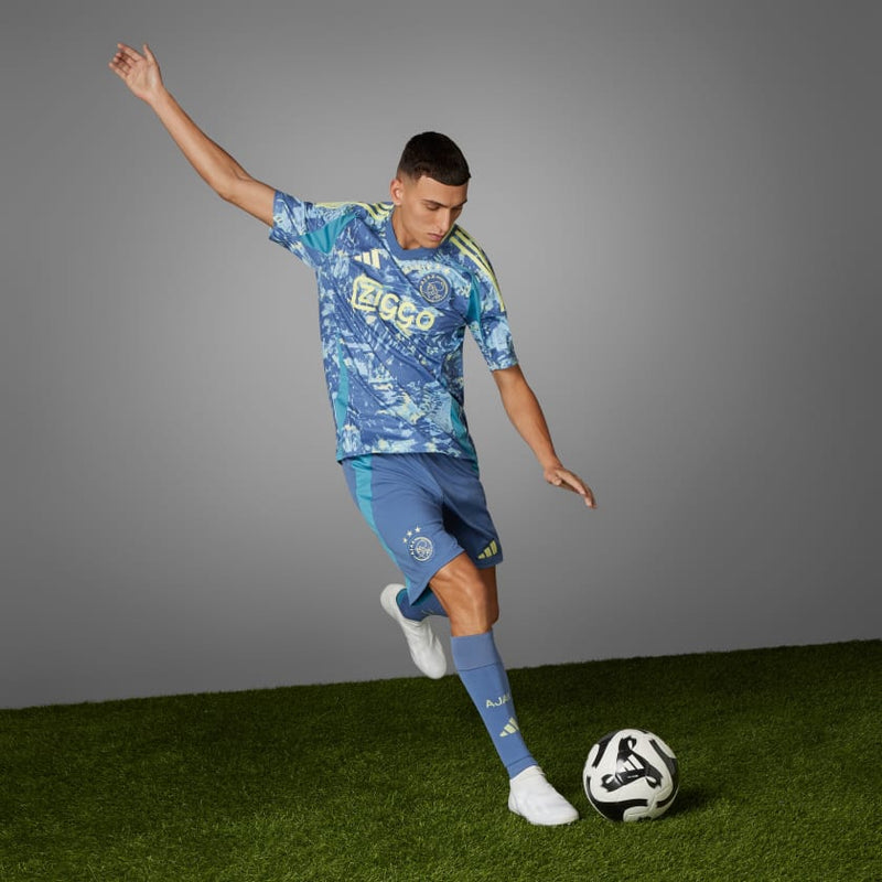 Camisa Ajax Amsterdam Away 24/25 - Torcedor Adidas Masculino - Azul