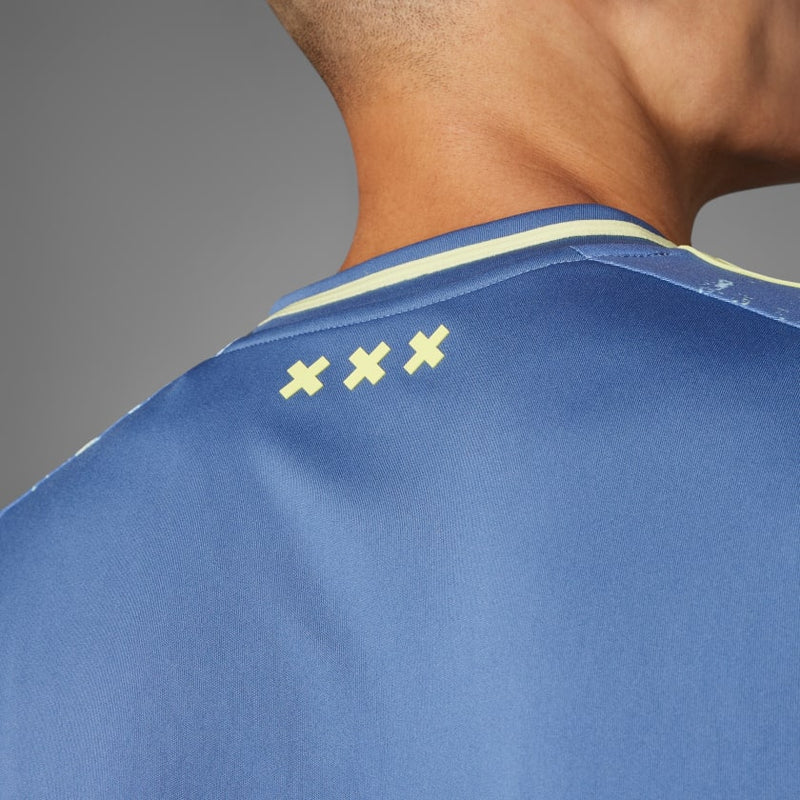 Camisa Ajax Amsterdam Away 24/25 - Torcedor Adidas Masculino - Azul