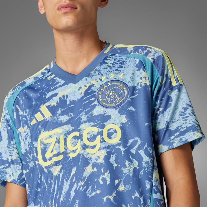 Camisa Ajax Amsterdam Away 24/25 - Torcedor Adidas Masculino - Azul