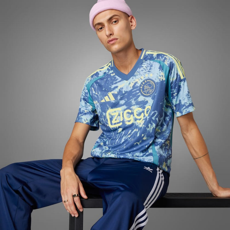 Camisa Ajax Amsterdam Away 24/25 - Torcedor Adidas Masculino - Azul