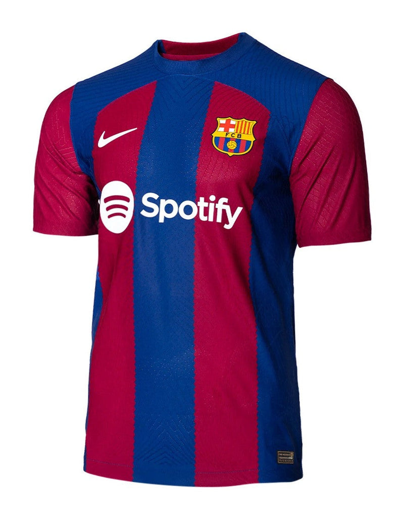 Camisa Barcelona I 23/24 - Torcedor Nike Masculina - Azul e Grená