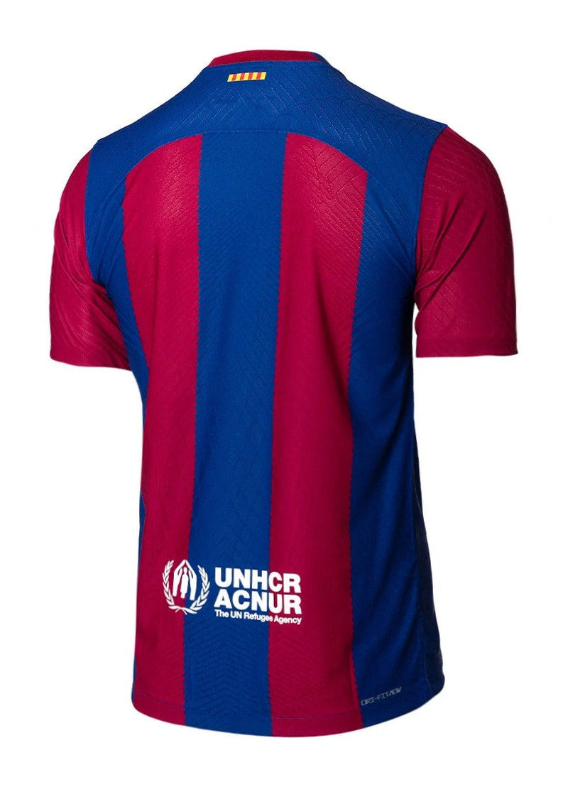 Camisa Barcelona I 23/24 - Torcedor Nike Masculina - Azul e Grená