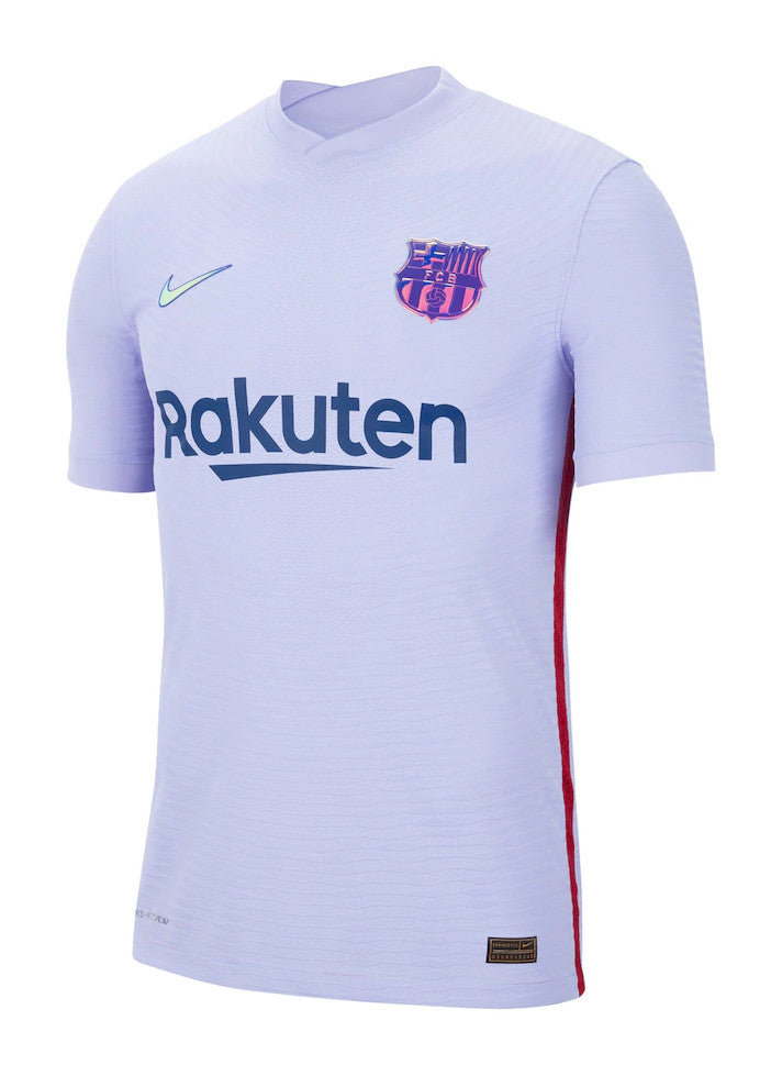 Camisa Barcelona II 2021/2022 Nike Torcedor - Lilás - Retrô