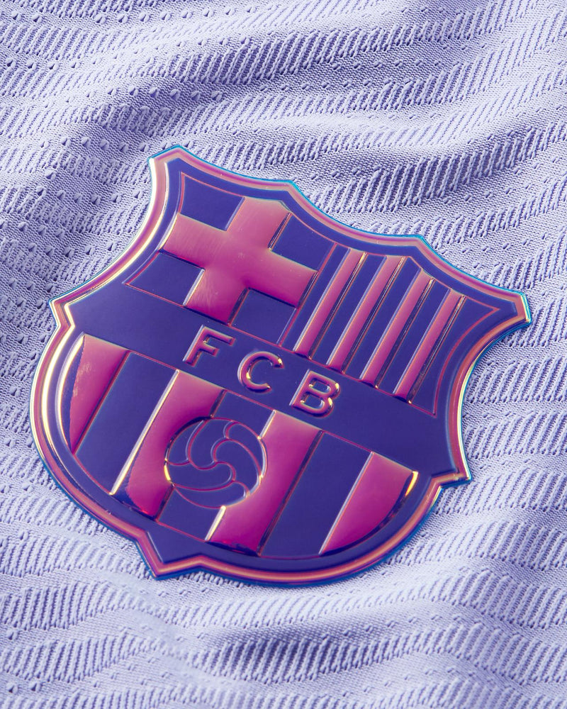 Camisa Barcelona II 2021/2022 Nike Torcedor - Lilás - Retrô