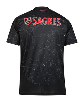 Camisa Benfica II 24/25 Torcedor Adidas - Preto e Vermelho