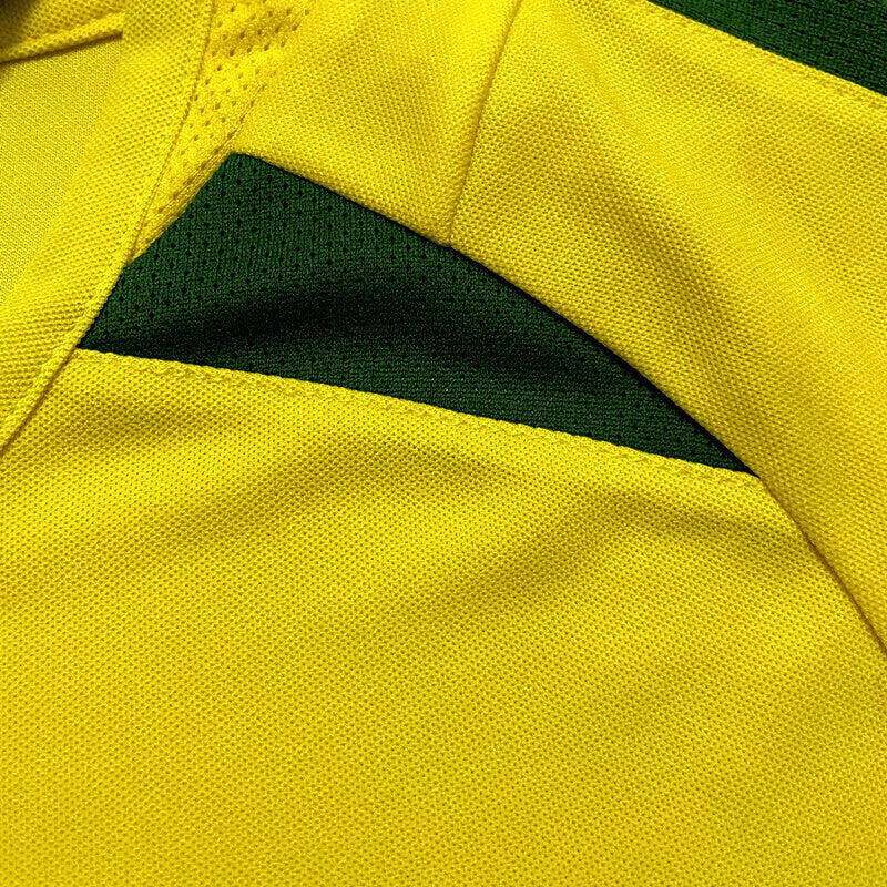 Camisa Seleção Brasileira I 2002 Nike - Amarela - Retrô