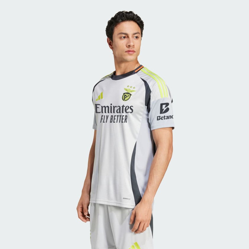 Camisa Benfica Third 24/25 - Torcedor Adidas Masculino - Cinza