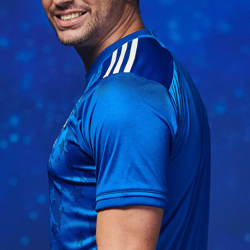 Camisa Cruzeiro Home 24/25 - Torcedor Adidas Masculino - Azul