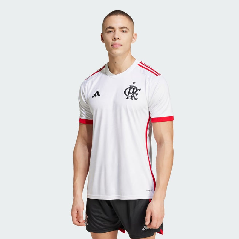 Camisa Flamengo Away 24/25 - Torcedor Adidas Masculino - Branco