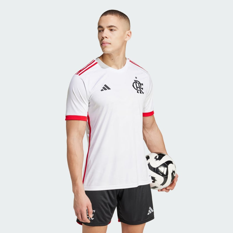 Camisa Flamengo Away 24/25 - Torcedor Adidas Masculino - Branco