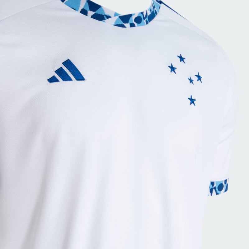 Camisa Cruzeiro Away 24/25 - Torcedor Adidas Masculino - Branco