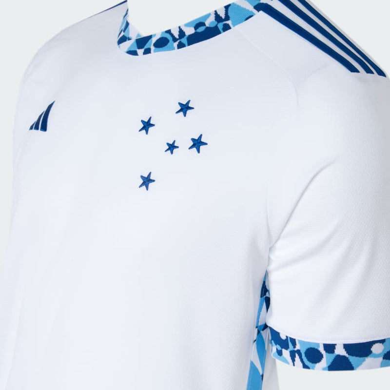Camisa Cruzeiro Away 24/25 - Torcedor Adidas Masculino - Branco