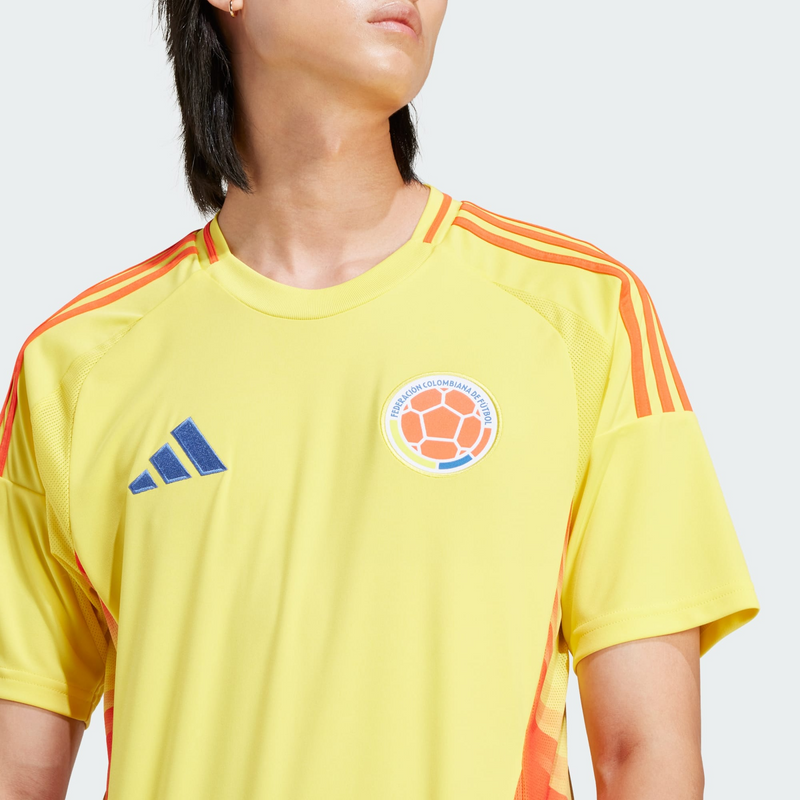 Camisa Colômbia Home 24/26 - Torcedor Adidas Masculino - Amarelo