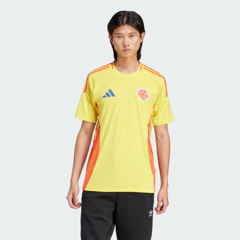 Camisa Colômbia Home 24/26 - Torcedor Adidas Masculino - Amarelo