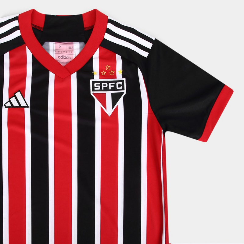 Camisa São Paulo FC Away 23/24 - Feminino Adidas Masculino - Vermelho