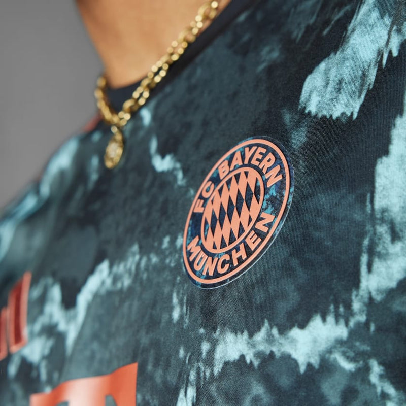 Camisa Bayern de Munique Away 24/25 - Torcedor Adidas Masculino - Preto e Azul