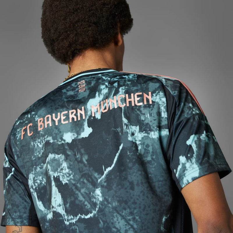 Camisa Bayern de Munique Away 24/25 - Torcedor Adidas Masculino - Preto e Azul