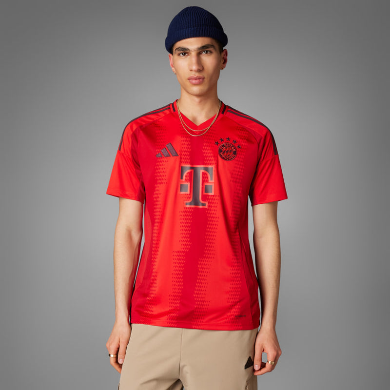 Camisa Bayern de Munique Home 24/25 - Torcedor Adidas Masculino - Vermelho