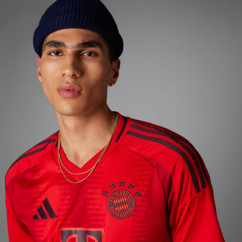 Camisa Bayern de Munique Home 24/25 - Torcedor Adidas Masculino - Vermelho