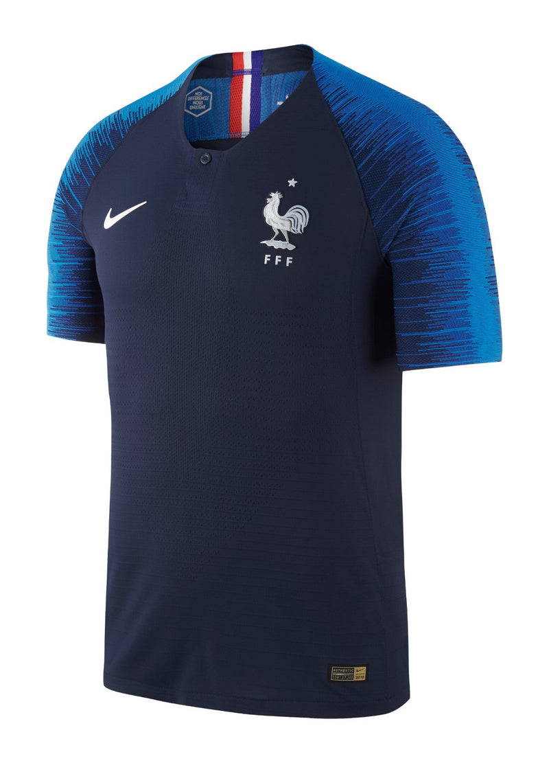 Camisa França I 2018 Adidas - Azul - Retrô