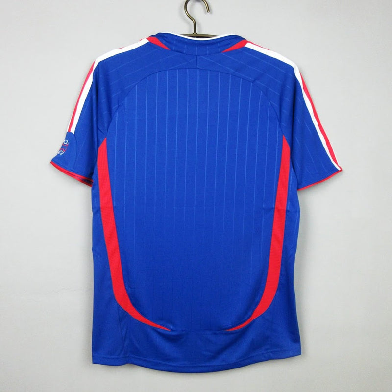 Camisa França I 2006 Adidas - Azul - Retrô