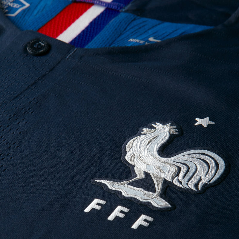 Camisa França I 2018 Adidas - Azul - Retrô