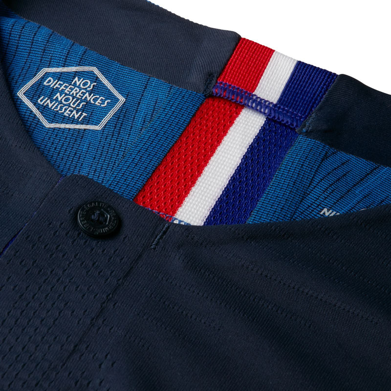 Camisa França I 2018 Adidas - Azul - Retrô