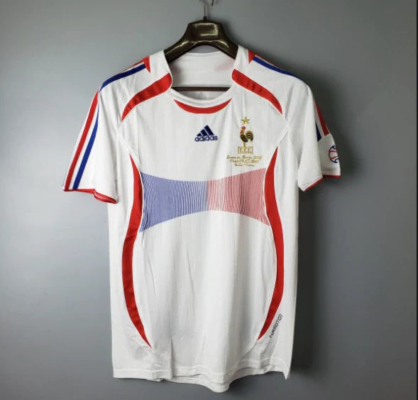 Camisa França II 2006 Adidas - Branca - Retrô