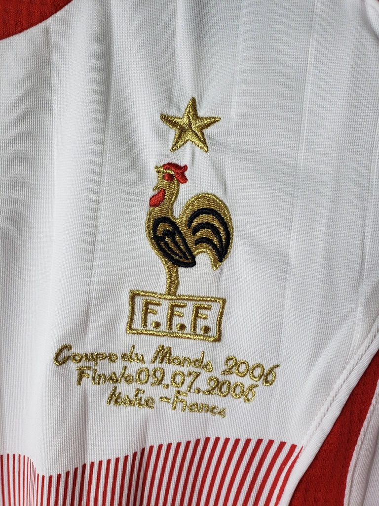 Camisa França II 2006 Adidas - Branca - Retrô