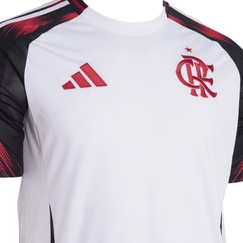 [PRÉ VENDA] Camisa Flamengo Away 25/26 - Torcedor Adidas Masculino - Branco