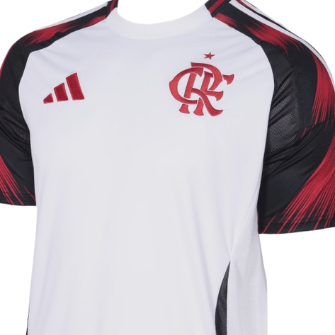 [PRÉ VENDA] Camisa Flamengo Away 25/26 - Torcedor Adidas Masculino - Branco