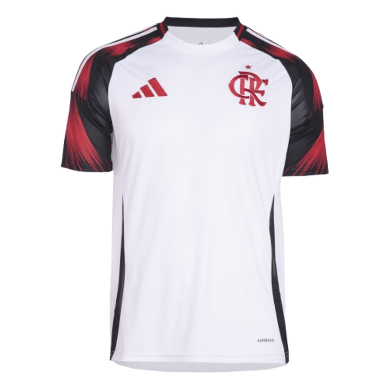 [PRÉ VENDA] Camisa Flamengo Away 25/26 - Torcedor Adidas Masculino - Branco