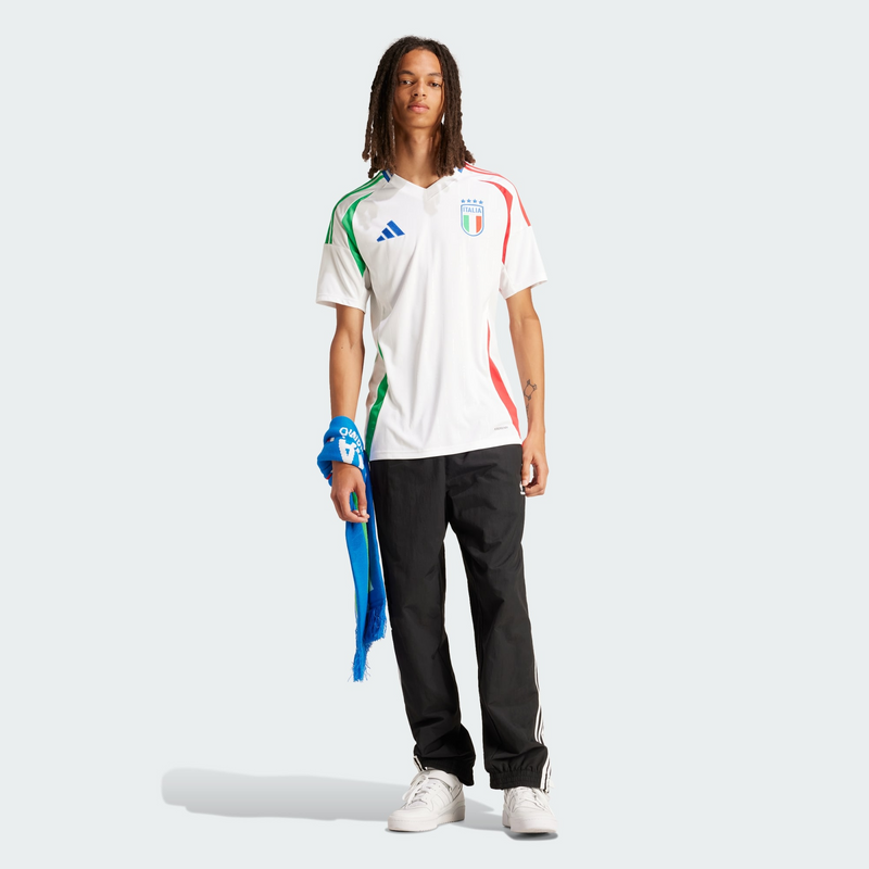 Camisa Itália Away 24/26 - Torcedor Adidas Masculino - Branco