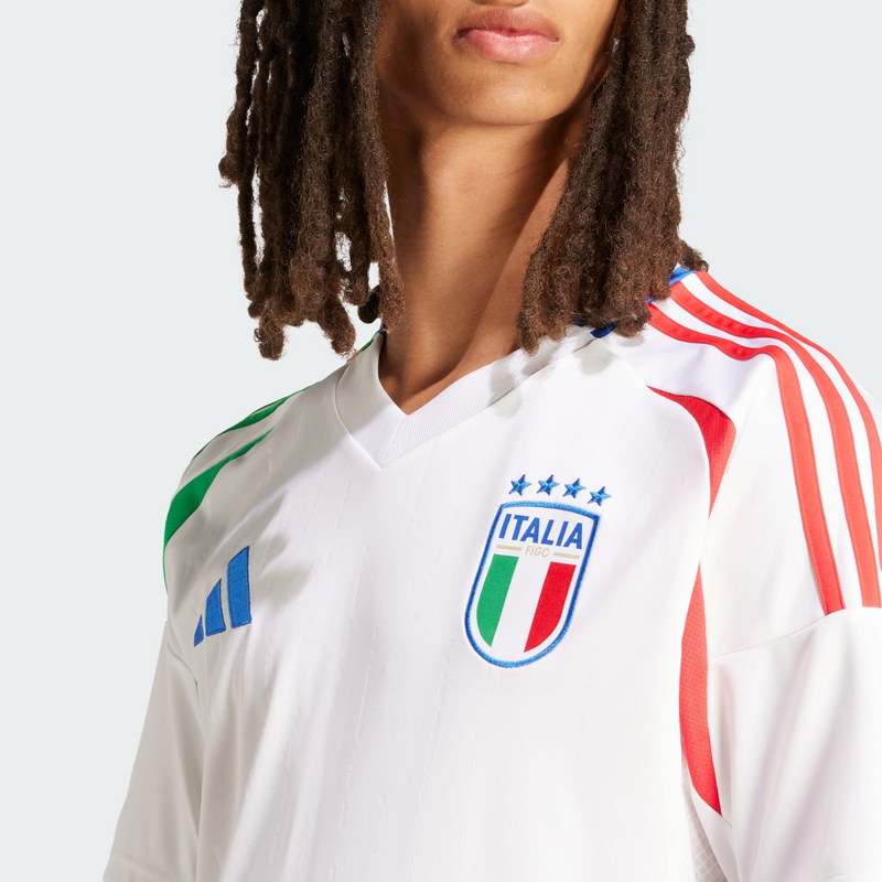 Camisa Itália Away 24/26 - Torcedor Adidas Masculino - Branco