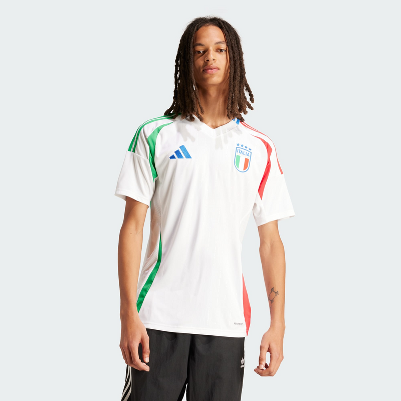 Camisa Itália Away 24/26 - Torcedor Adidas Masculino - Branco