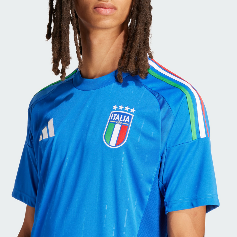 Camisa Itália Home 24/26 - Torcedor Adidas Masculino - Azul