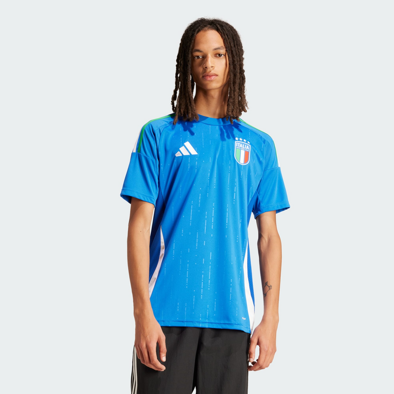 Camisa Itália Home 24/26 - Torcedor Adidas Masculino - Azul