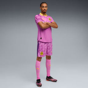 Camisa Borussia Dortmund KIDSUPER - Torcedor Puma Masculina - Rosa