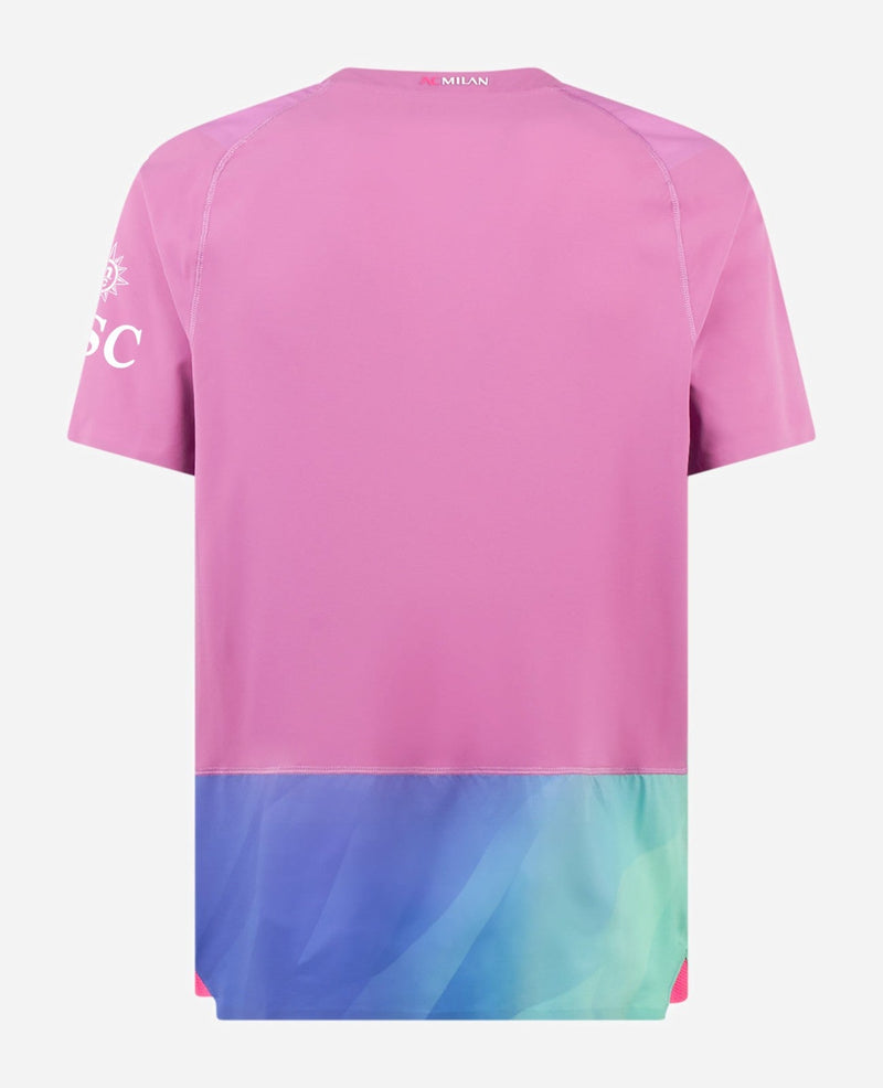 Camisa AC Milan III 23/24 - Torcedor Puma Masculina - Rosa