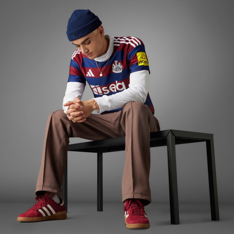 Camisa Newcastle Away 24/25 - Torcedor Adidas Masculino - Vermelho e Azul
