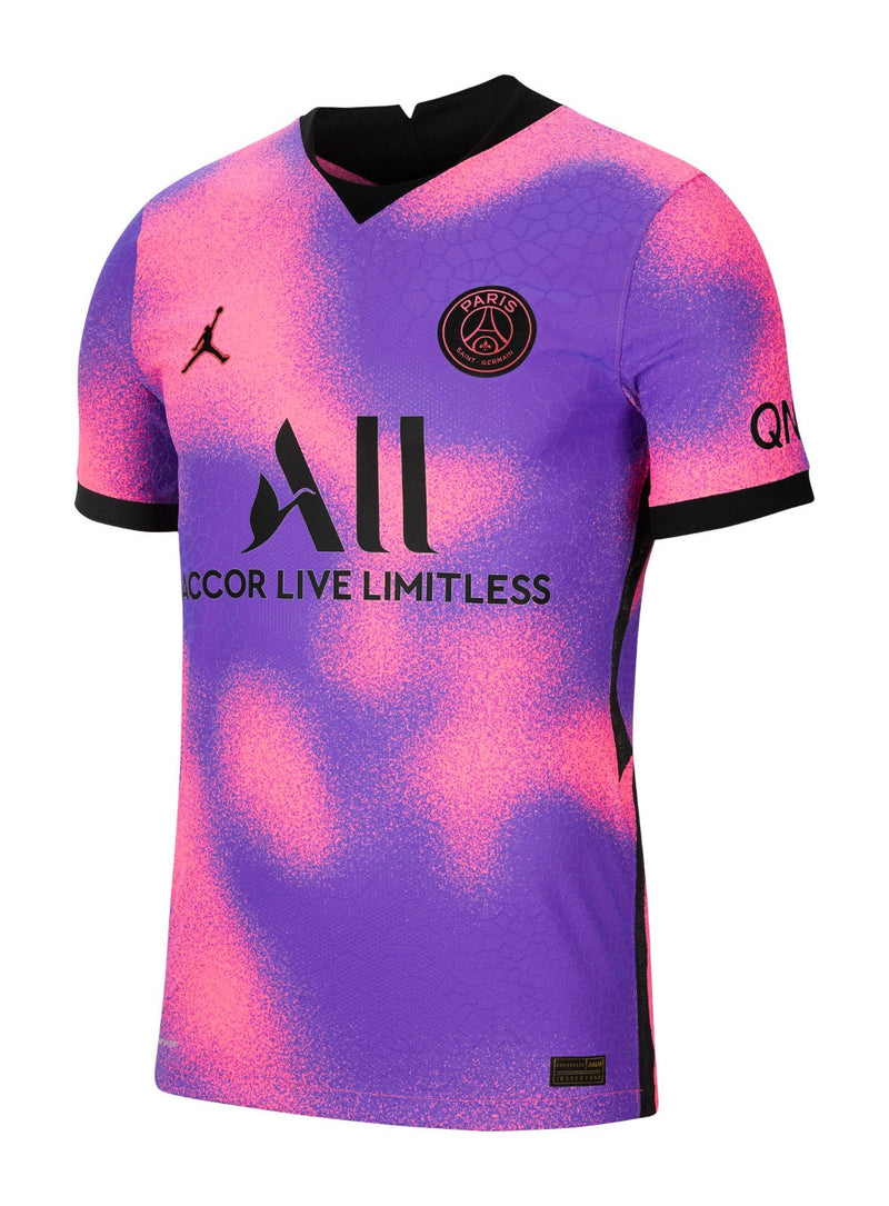 Camisa PSG IV 2020/2021 - Torcedor Jordan - Roxa - Retrô