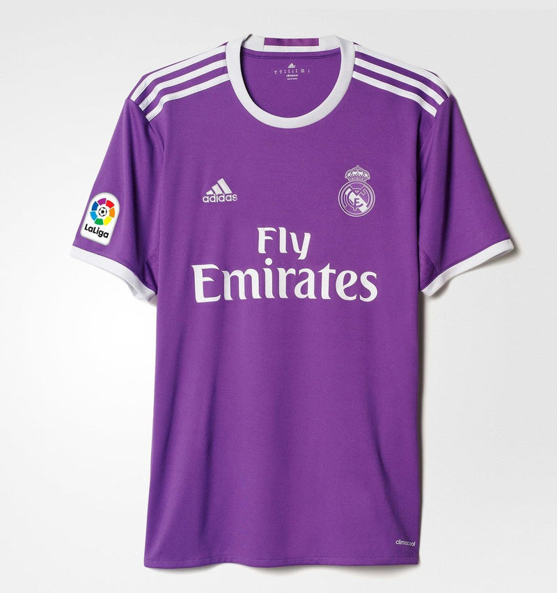 Camisa Real Madrid II 2016/2017 - Adidas - Roxo - Retrô