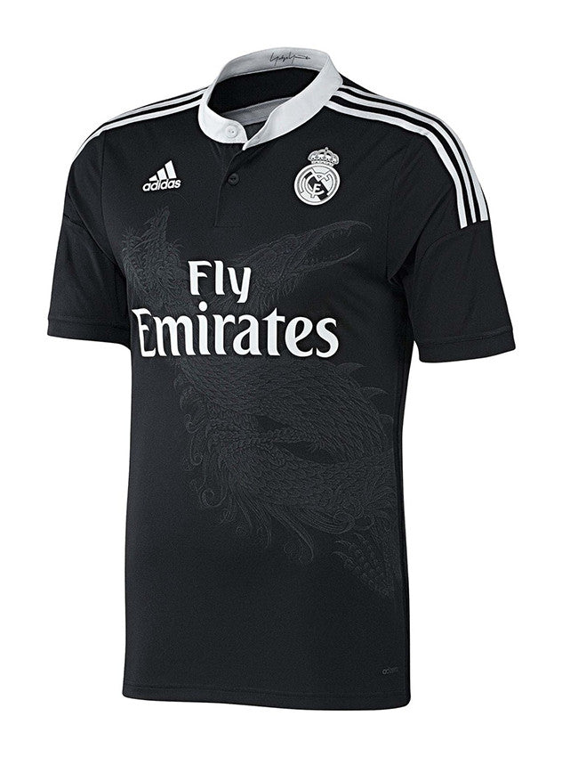 Camisa Real Madrid III 2014/2015 Adidas - Preto - Retrô