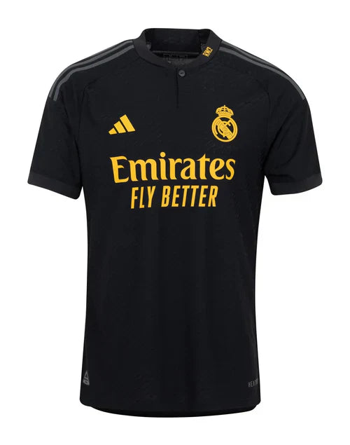 Camisa Real Madrid III 23/24 Torcedor Adidas Masculina - Preto