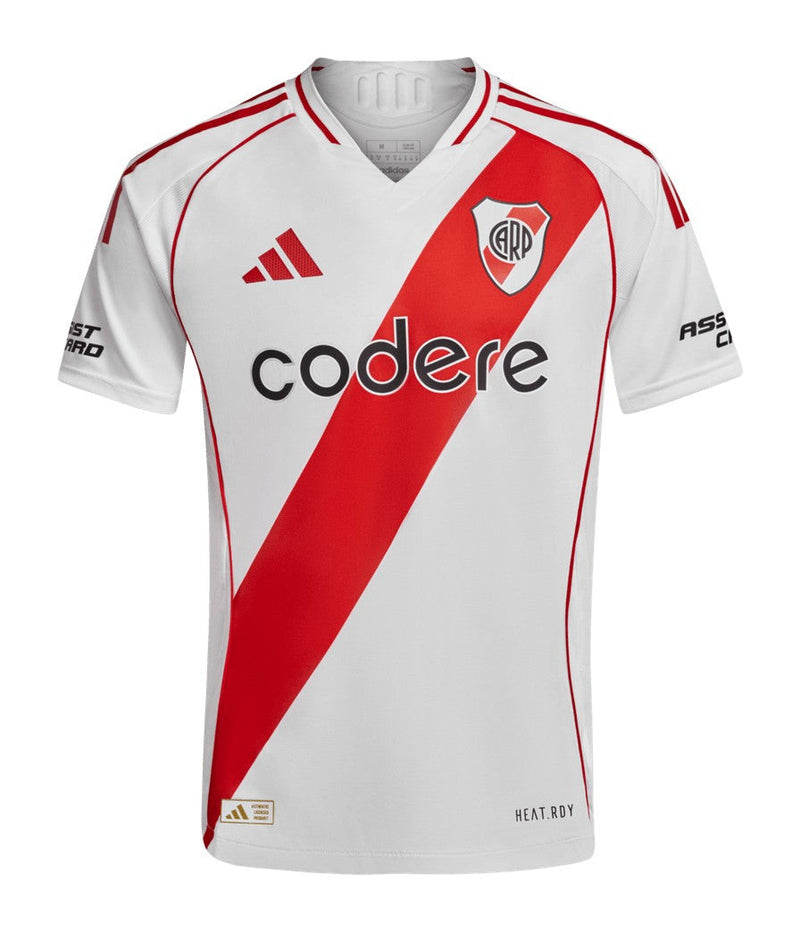 Camisa River Plate I 24/25 Torcedor Adidas Masculina - Branco