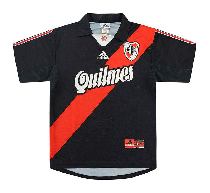 Camisa River Plate II 1998/1999 Adidas - Preta - Retrô