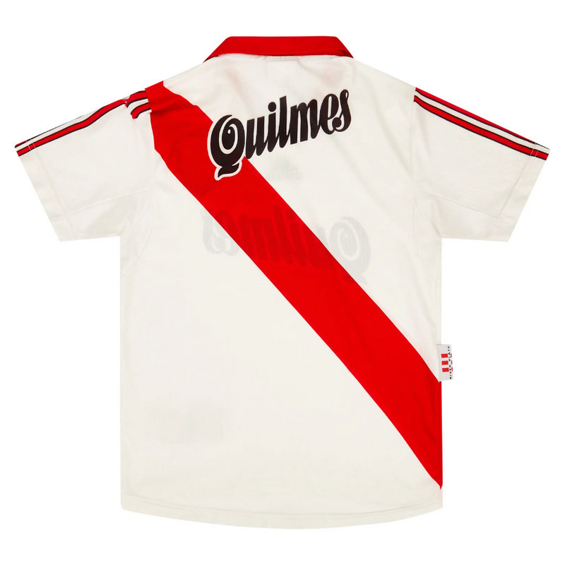 Camisa River Plate I 1998/1999 Adidas - Branca - Retrô